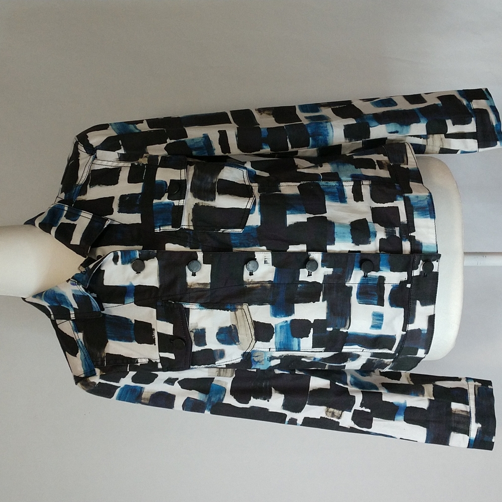 Bandolera geometric lightweight jacket. Size M (8-10)
